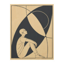 Minimalistische Abstracte Menselijke Lijnkunst