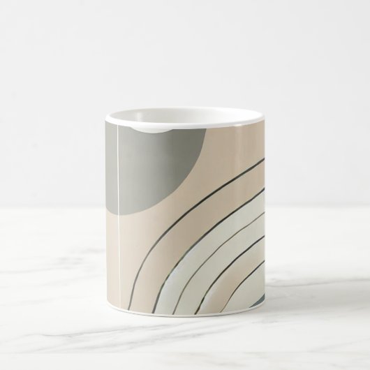 Minimalistische Abstracte Mok (Center)