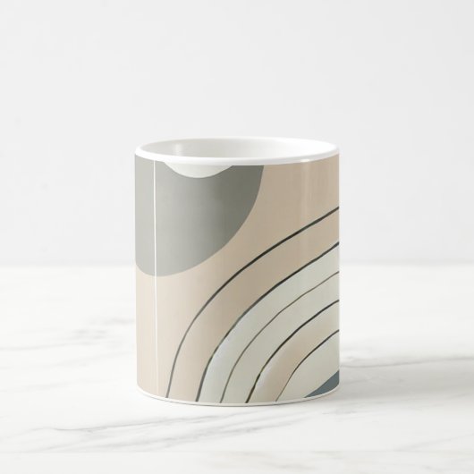 minimalistische Abstracte morphing-Mok Magische Mok (Center)