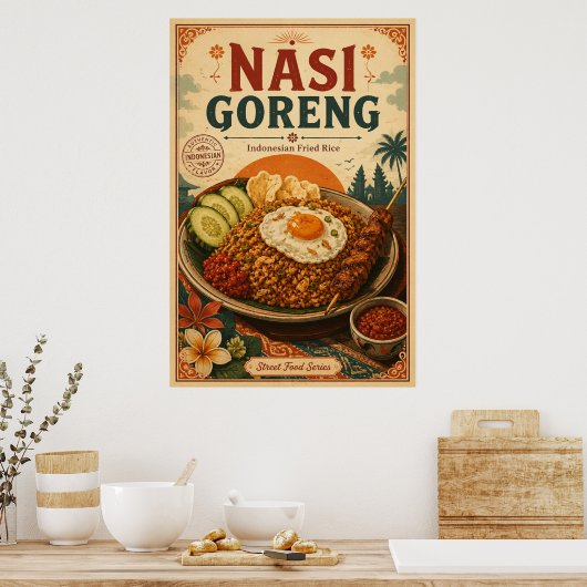 Minimalistische Abstracte Muur Kunst Poster (Keuken)