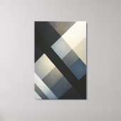 Minimalistische Abstracte Neutrale Tinten Canvas Afdruk (Voorkant)