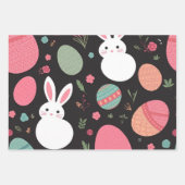 Minimalistische Abstracte Paaseierverpakking Inpakpapier Vel (Voorkant 2)