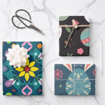 Minimalistische Abstracte Paaseierverpakking