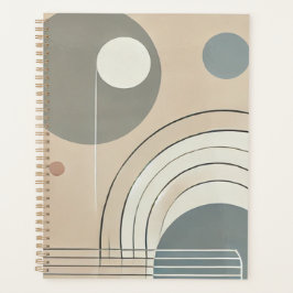 minimalistische Abstracte planner