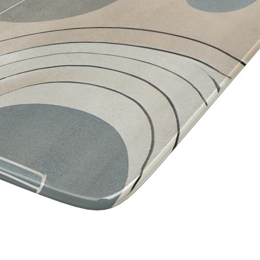 Minimalistische Abstracte snijplank (Hoek)