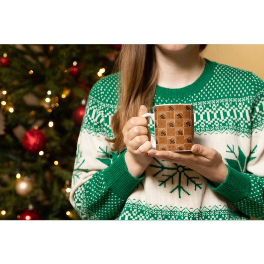 Minimalistische Abstracte Terracotta Mountain & Bo Koffiemok