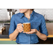 Minimalistische Abstracte Terracotta Mountain & Bo Koffiemok