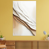 Minimalistische Abstracte vloeiende texturen Canvas Afdruk (Insitu (Woonkamer))