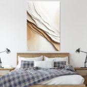 Minimalistische Abstracte vloeiende texturen Canvas Afdruk (Insitu (Slaapkamer))
