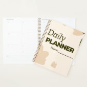 Minimalistische Abstracte Vormen Dagelijkse Planne Planner (Display)