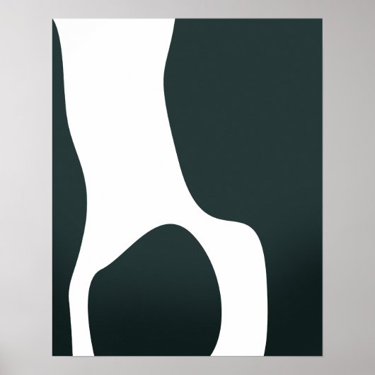 Minimalistische abstracte vormen poster (Voorkant)