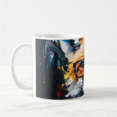 minimalistische Abstracte vos Koffiemok (Links)