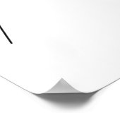 Minimalistische Abstracte Vrouw Gezichtslijn Kunst Poster (Hoek)