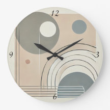 Minimalistische Abstracte wandklok
