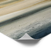 Minimalistische abstracte wandkunst met rollend te poster (Hoek)