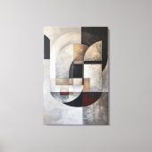 Minimalistische abstractie canvas afdruk (Voorkant)