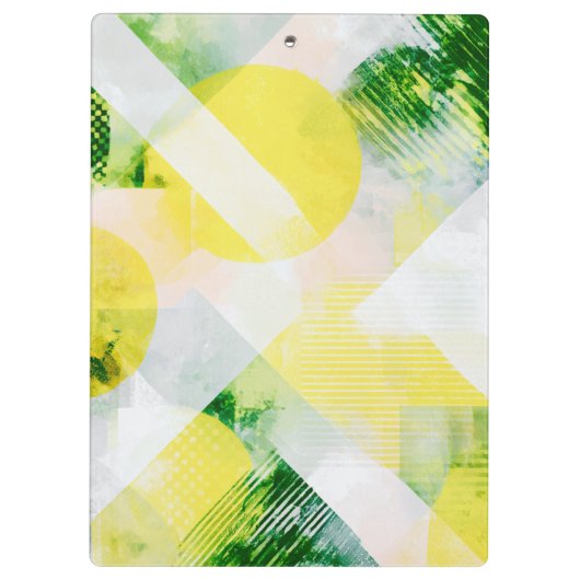 Minimalistische abstrakte Komposition Klembord (Achterkant)