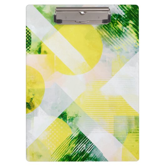 Minimalistische abstrakte Komposition Klembord (Voorkant)