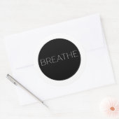 Minimalistische Ademhaling Sticker (Envelop)