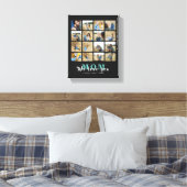 Minimalistische afbeelding We houden van je moeder Canvas Afdruk (Insitu (Slaapkamer))