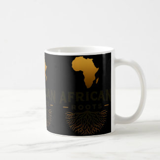 Minimalistische Afrikaanse wortels Idee1 Koffiemok