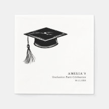 Minimalistische afstudeerfeesthoed Grad Party