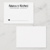 Minimalistische Afstuderen Advies Kaarten voor Afs (Voorkant / Achterkant)