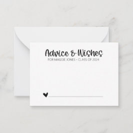 Minimalistische Afstuderen Advies Kaarten voor Afs