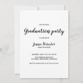 Minimalistische Afstuderen fotocollage | Ik heb he Bedankkaart (Achterkant)