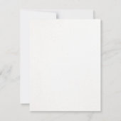 Minimalistische afstuderen kaart (Achterkant)