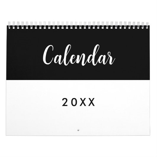 Minimalistische agenda voor Habit Tracker Kalender (Hoes)