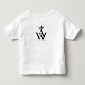 Minimalistische AK Monogram Peuter T-Shirt (Achterkant)