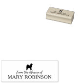 Minimalistische Alaska Malamute hond Rubberstempel (Gestempeld)
