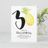 Minimalistische Aloha Hawaii Luau 30ste verjaardag Kaart (Staand voorkant)