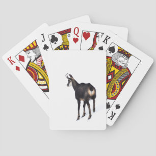 Minimalistische Alpen gems nu op sneeuw Pokerkaarten