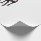 Minimalistische Alpine Chamois berggeit op sneeuw Cadeaupapier (Hoek)