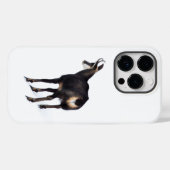 Minimalistische Alpine Chamois berggeit op sneeuw Case-Mate iPhone Case (Achterkant (horizontaal))