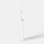 Minimalistische Alpine Chamois berggeit op sneeuw iPhone Hoesje (Linkerkant)