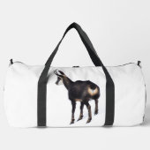 Minimalistische Alpine Chamois berggeit op sneeuw Plunjezak (Voorkant)