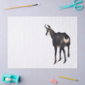 Minimalistische Alpine Chamois berggeit op sneeuw Tissuepapier (Craft)