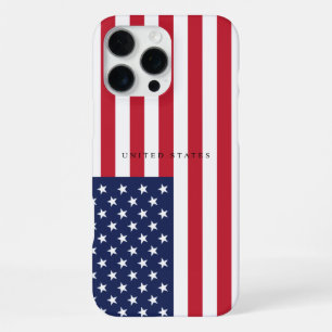 Minimalistische Amerikaanse Vlag van de Verenigde  iPhone 16 Pro Max Hoesje