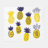Minimalistische ananas, kleurrijk abstract design. fleece deken (Voorkant (Horizontaal))