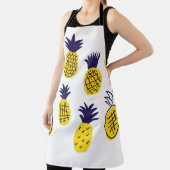 Minimalistische ananas, kleurrijk abstract design. schort (Insitu)