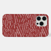 Minimalistische Anatomie Patroon - Medische Studen iPhone Hoesje (Achterkant horizontaal)