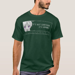 Minimalistische Anime-familie T-shirt