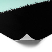 Minimalistische Anime Meisje Poster (Hoek)