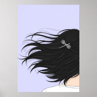Minimalistische Anime Muurkunst Poster