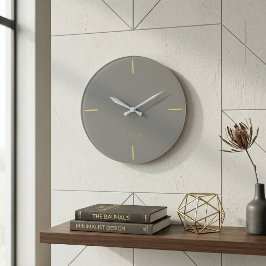 Minimalistische architecturale wandklok - Modern