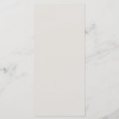 Minimalistische Art Deco bruiloft belangrijkste ui Menu (Achterkant)