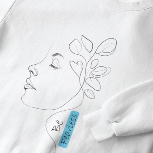 Minimalistische Art Inspirerend Sweatshirt voor Vr